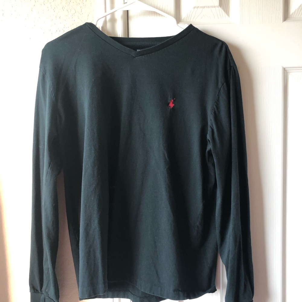 POLO black long sleeve, size small